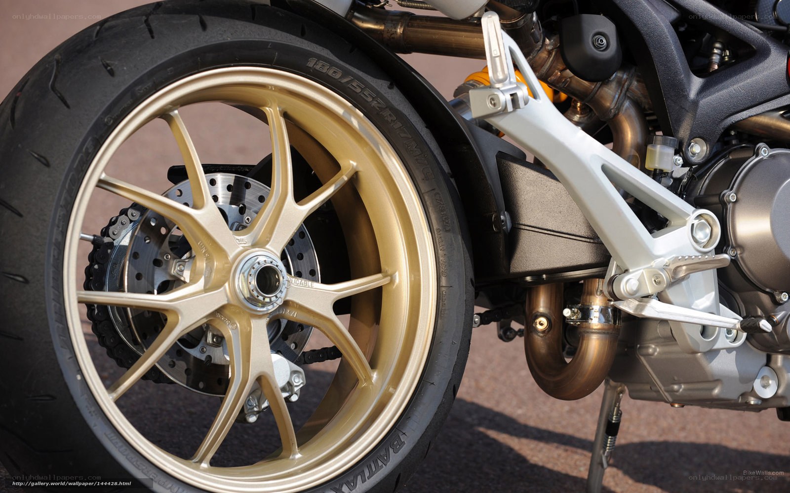 motorcycle wheel detail
