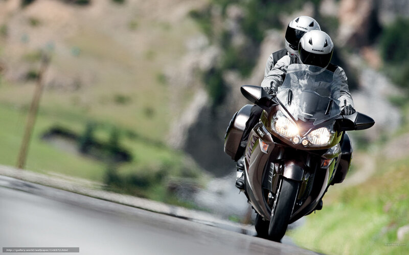 Motorcycle with Two Riders