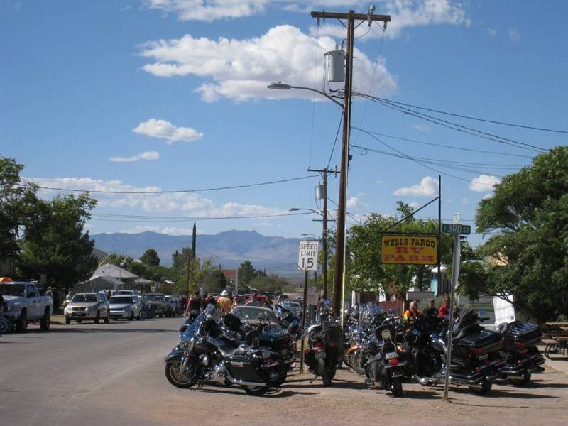 Motorcycles on Street