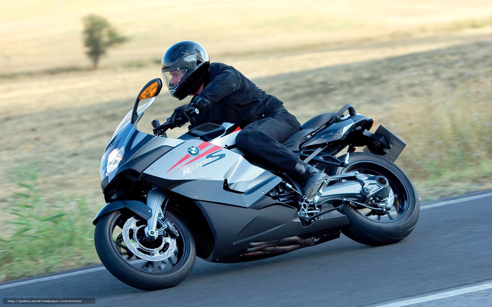 motorcyclist on a BMW K1300S