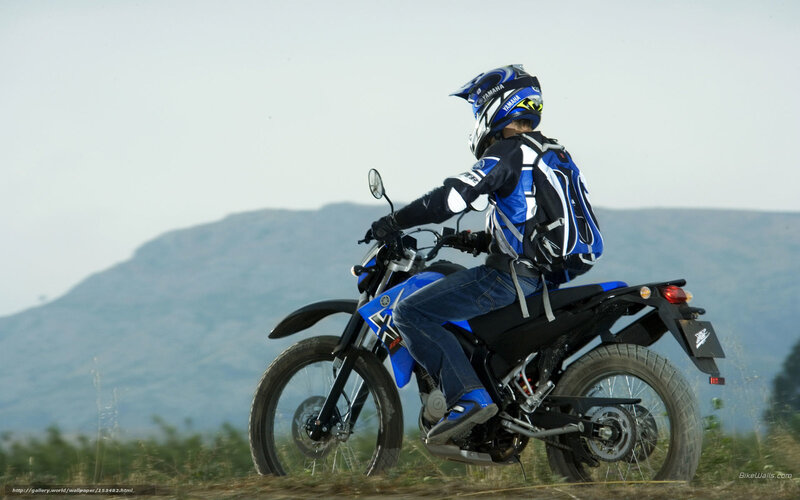 motorcyclist on a dirt bike