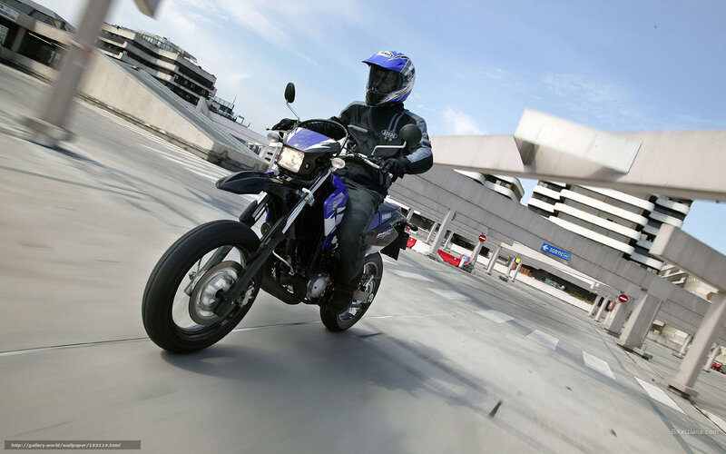 Motorcyclist on a Motorcycle