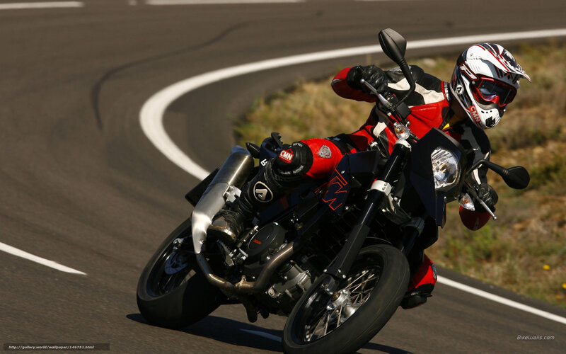 motorcyclist on a racetrack