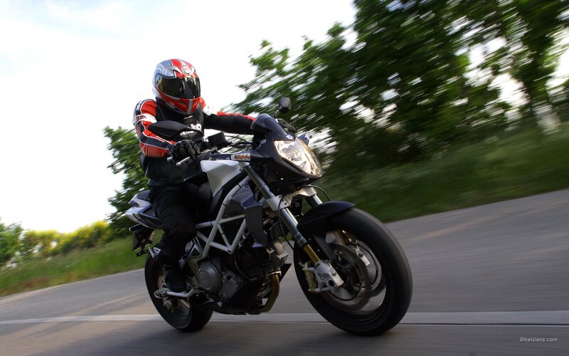 motorcyclist on a road