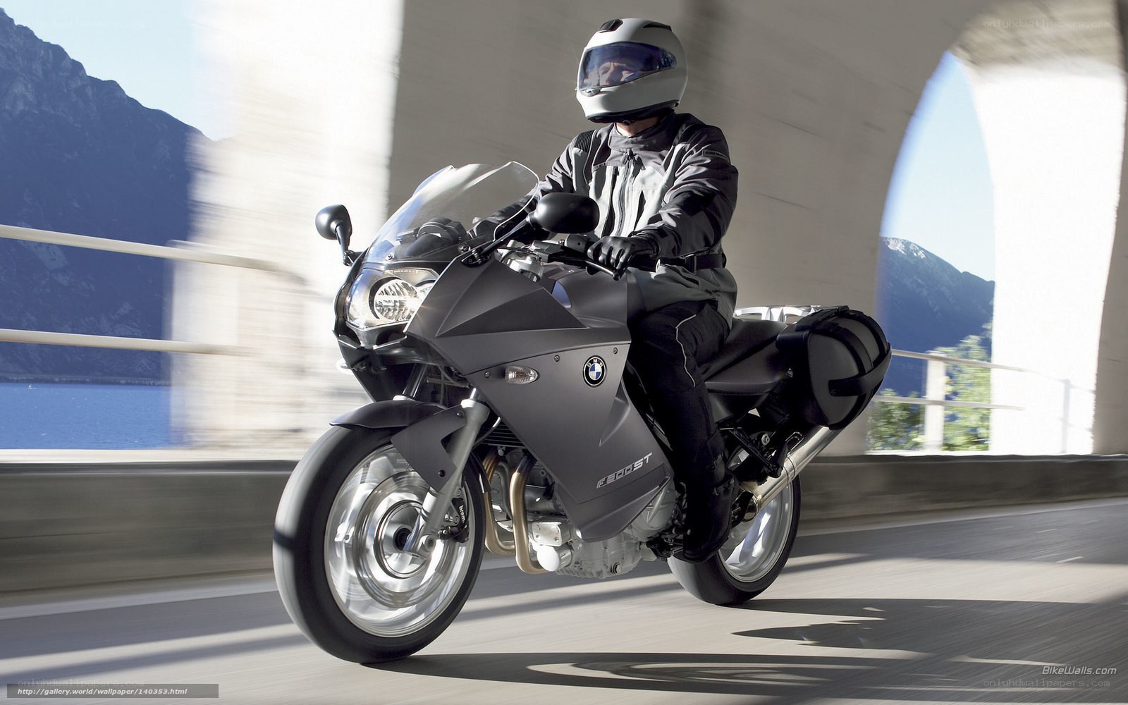 motorcyclist on a scenic road
