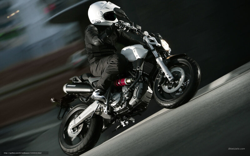 Motorcyclist on a Street