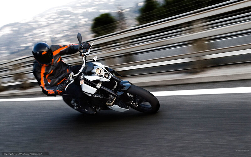 motorcyclist on a winding road