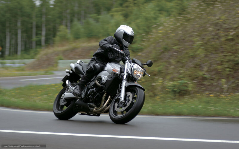 motorcyclist on a winding road