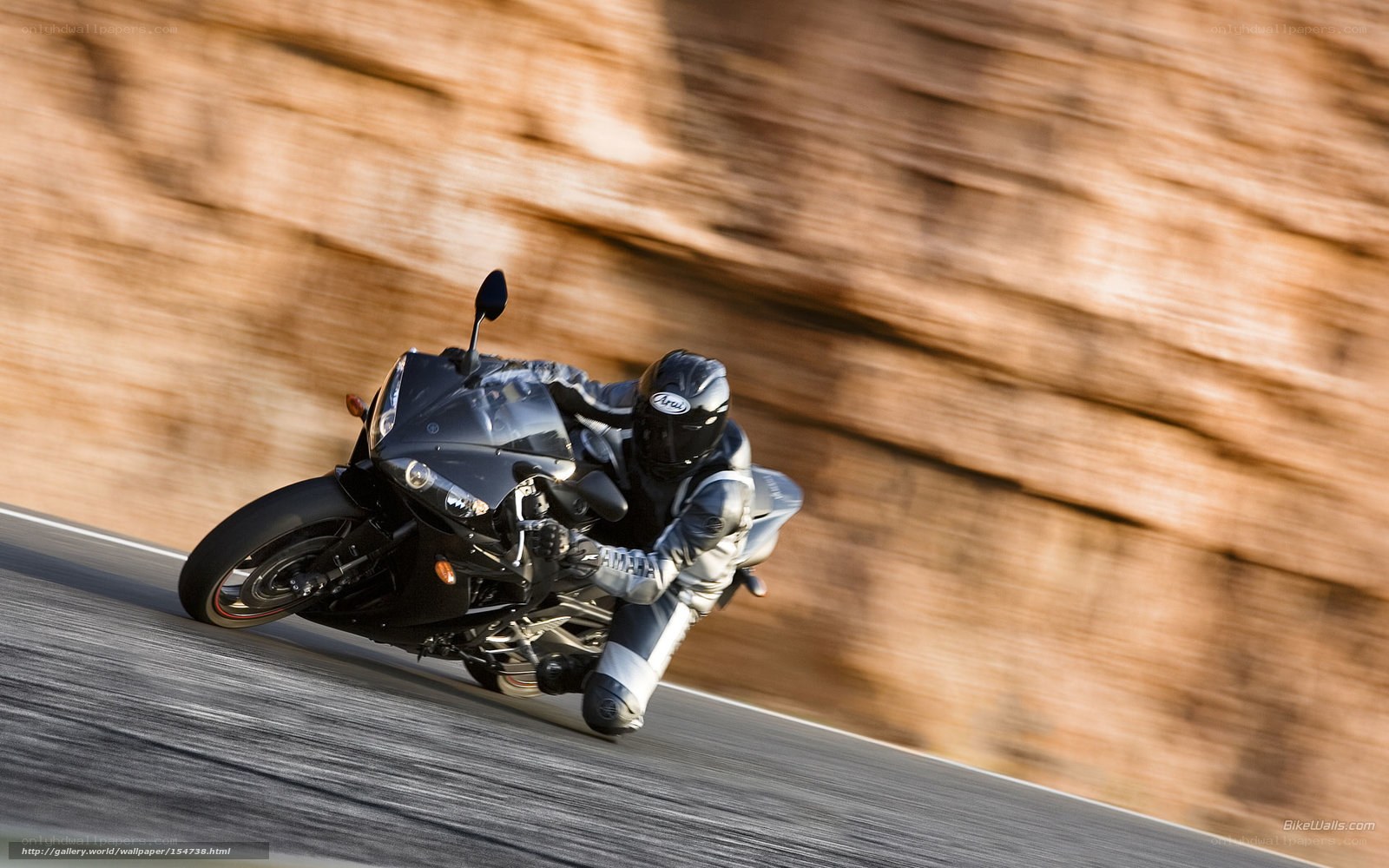 motorcyclist on a winding road