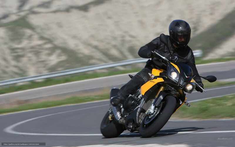 motorcyclist on a winding road
