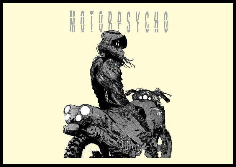Motorcyclist on Bike