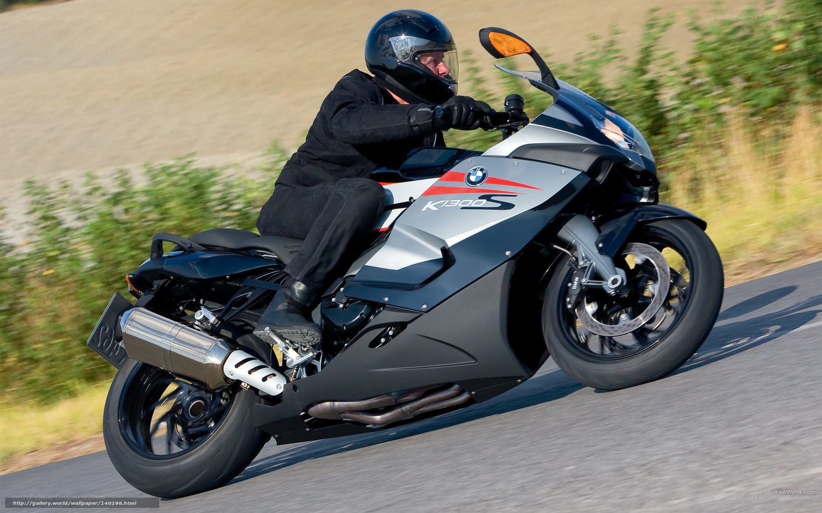 Motorcyclist on BMW K1300S