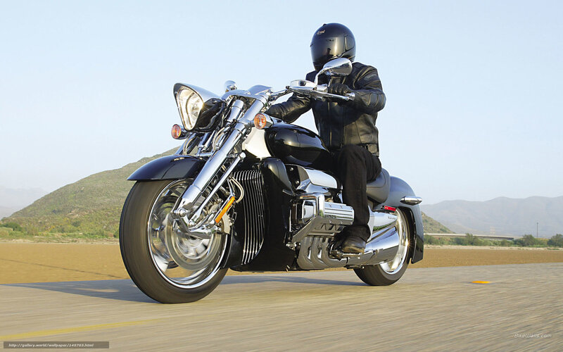 Motorcyclist on Cruiser