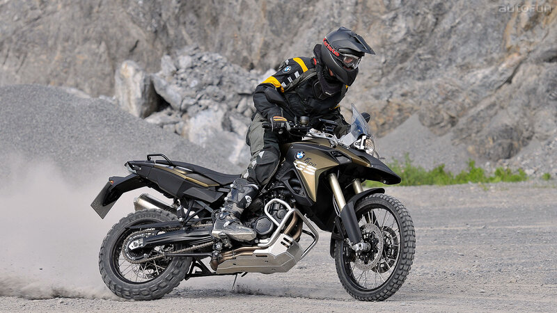 Motorcyclist on Dirt Bike — Black, Action
