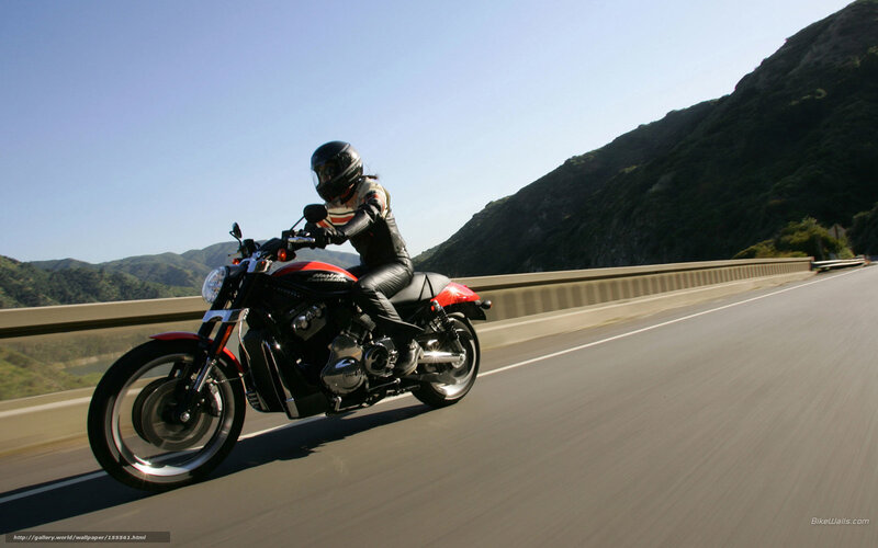 Motorcyclist on Highway — Black, Dynamic