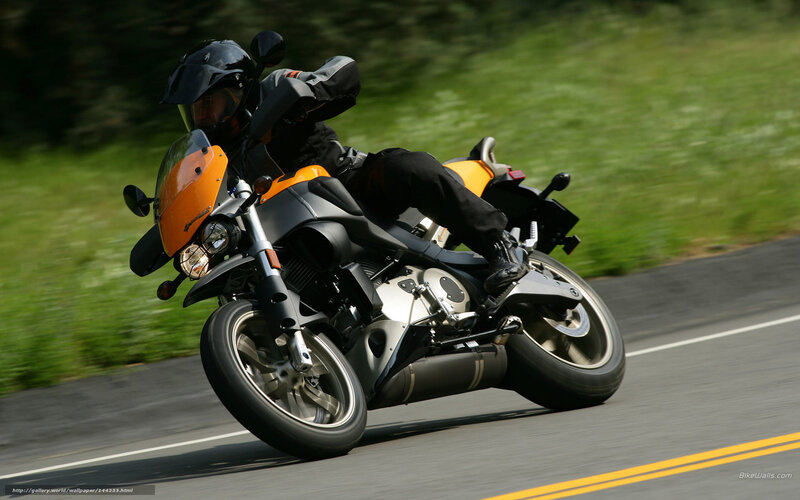 Motorcyclist on Road — Black, Dynamic, Afternoon, Photograph, Grass, Helmet