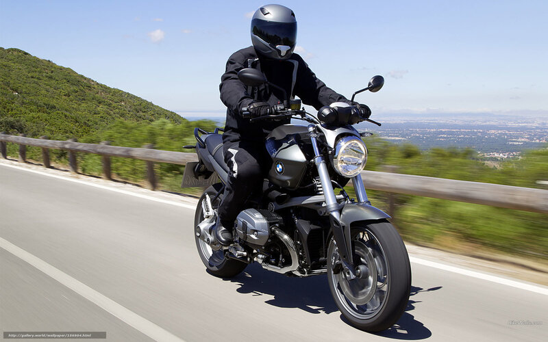 Motorcyclist on Road — Gray, Active, Afternoon