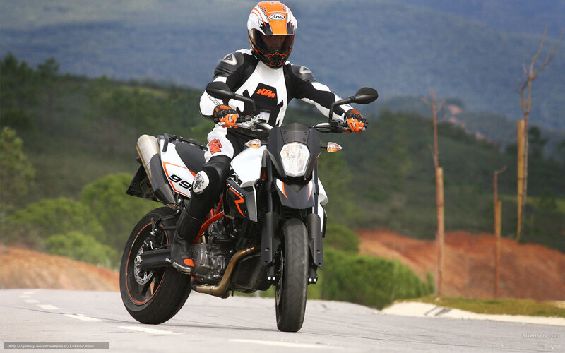 Motorcyclist on Road — White, Dynamic, Afternoon, Photograph, Helmet, Mountains