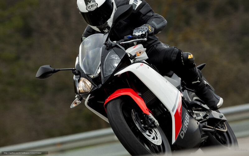 Motorcyclist on Sportbike — Black, Dynamic, Photograph