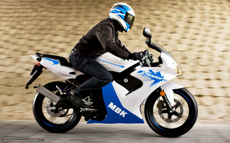 Motorcyclist on Sportbike — White, Dynamic, Photograph
