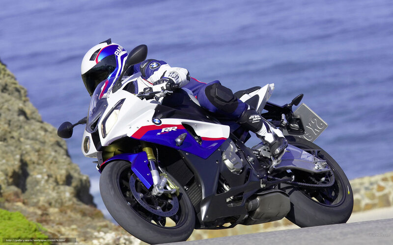 Motorcyclist on Sportbike — White