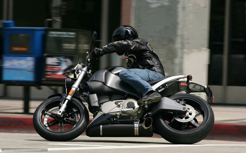 Motorcyclist on Street — Black, Dynamic, Afternoon, Photograph, Motorcycle