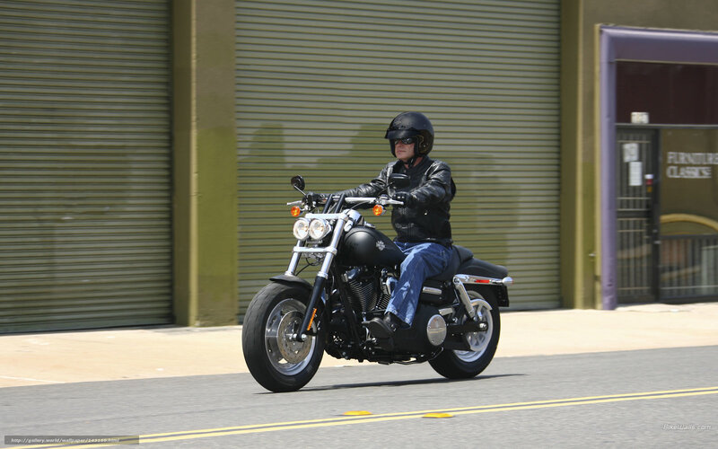Motorcyclist on Street — Black, Neutral