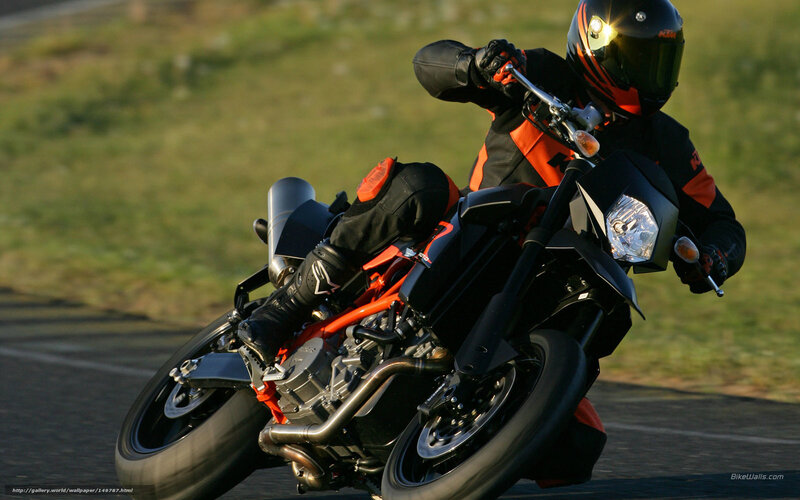 Motorcyclist on Track — Black, Dynamic, Afternoon, Photograph, Helmet, Road, Grass