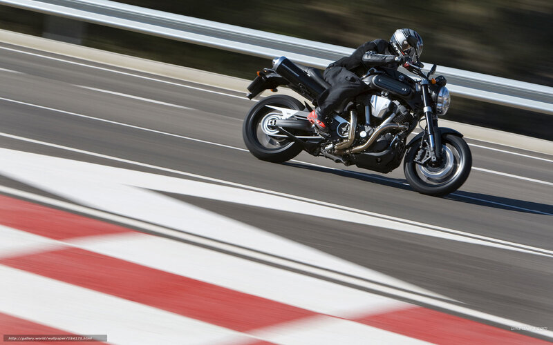 Motorcyclist on Track — Black, Dynamic, Afternoon, Photograph, Motorcycle, Racing Track