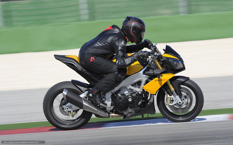 Motorcyclist on Track — Black, Dynamic, Afternoon, Photograph, Racer, Motorcycle
