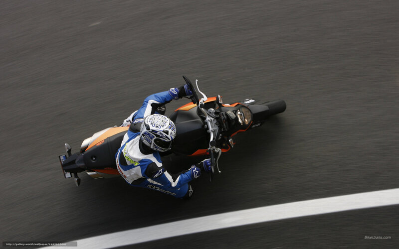 Motorcyclist on Track — Black, Dynamic, Photograph, Motorcycle, Racing Suit