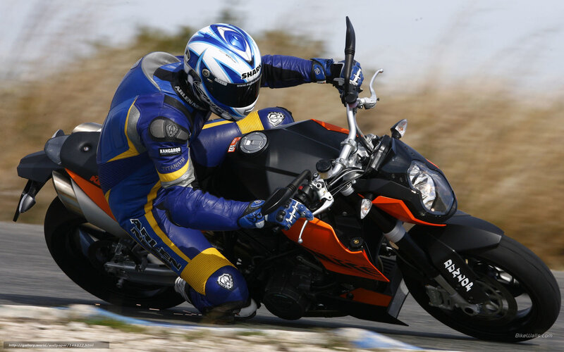 Motorcyclist on Track — Blue, Dynamic, Afternoon, Photograph, Motorcycle, Racing Suit