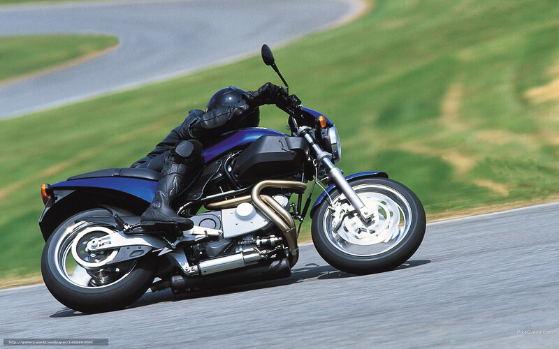 Motorcyclist on Track — Blue, Dynamic, Afternoon, Photograph