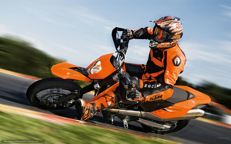 Motorcyclist on Track — Orange, Dynamic, Afternoon, Photograph, Racing Suit