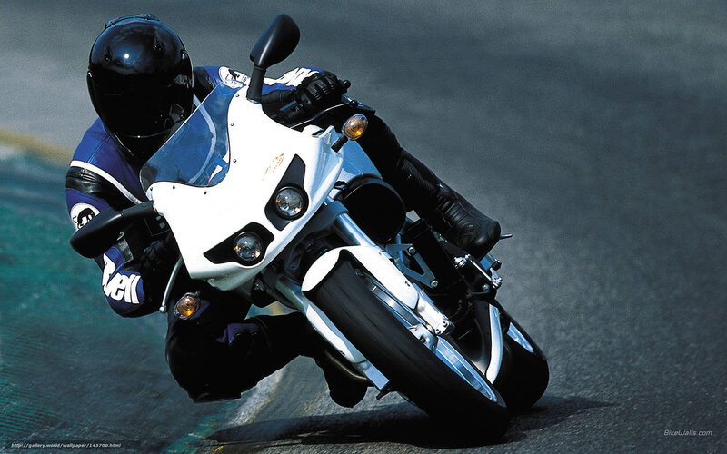 Motorcyclist on Track — White, Dynamic, Afternoon, Photograph, Helmet, Road, Motorcycle