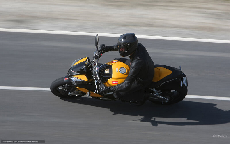 Motorcyclist on Track — Yellow, Dynamic, Afternoon, Photograph, Helmet