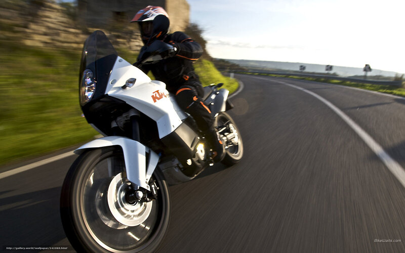 motorcyclist on winding road