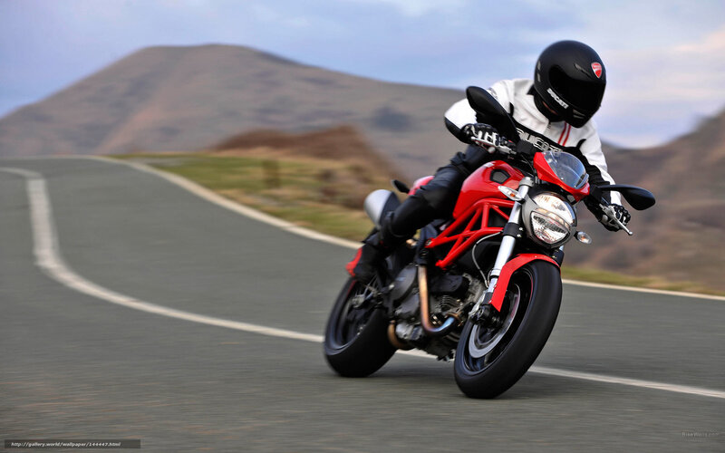 motorcyclist on winding road