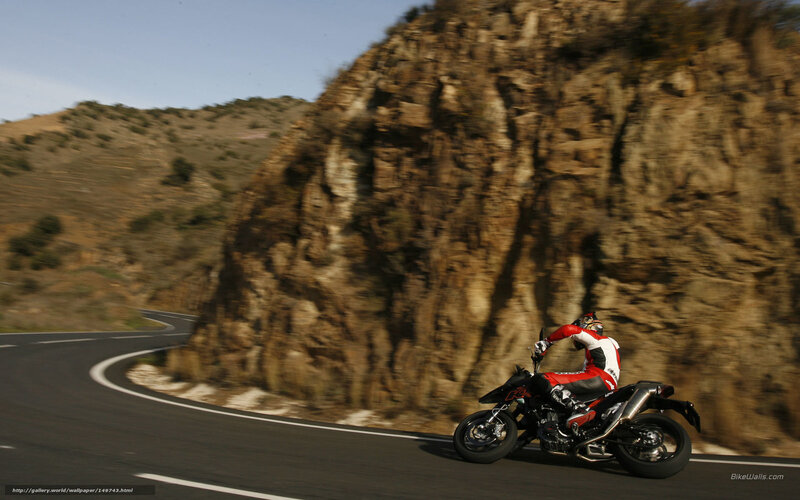motorcyclist on winding road