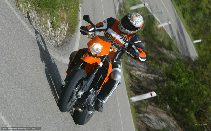 motorcyclist on winding road