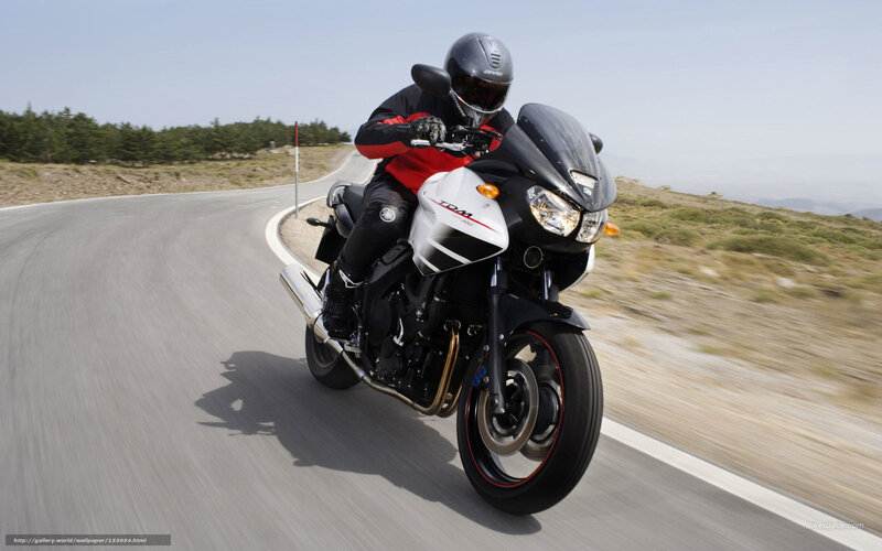 motorcyclist on winding road