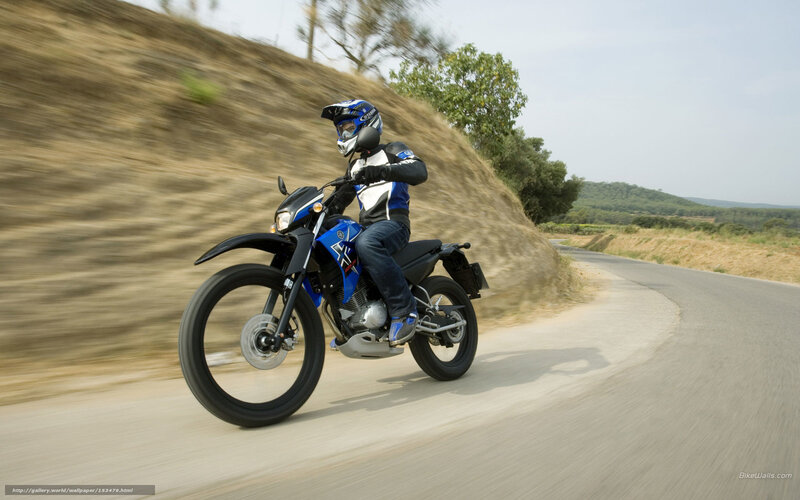 motorcyclist on winding road