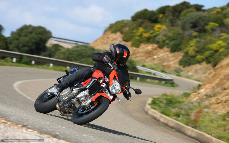 motorcyclist on winding road