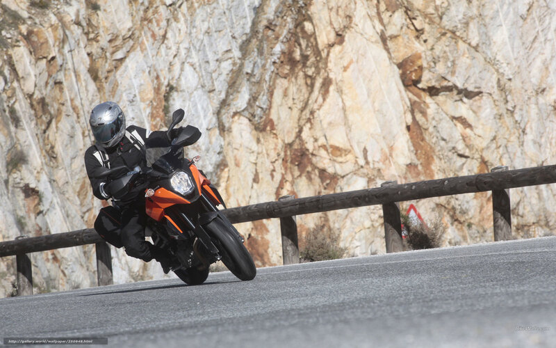 motorcyclist on winding road