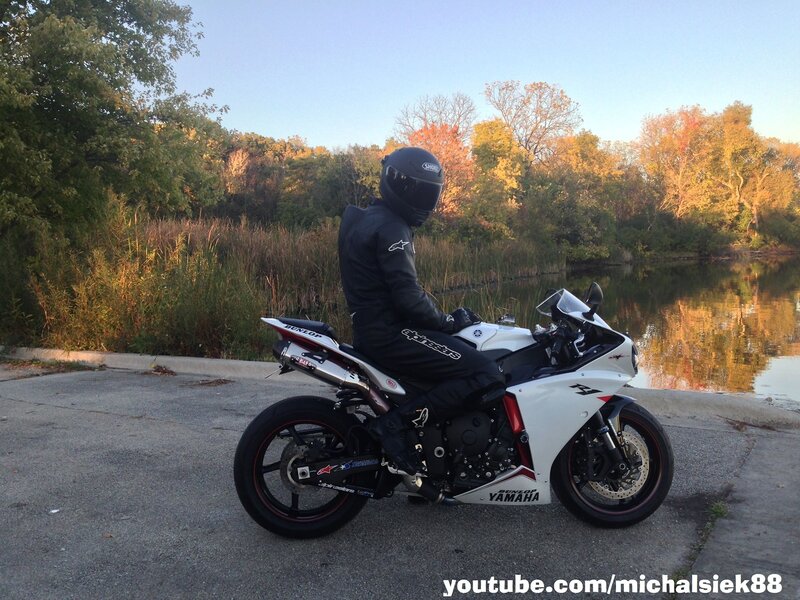 Motorcyclist on Yamaha R1