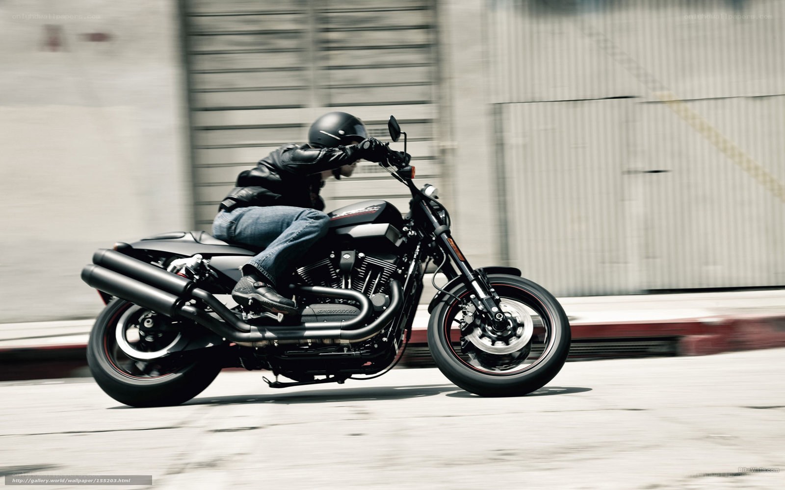 motorcyclist riding on city street