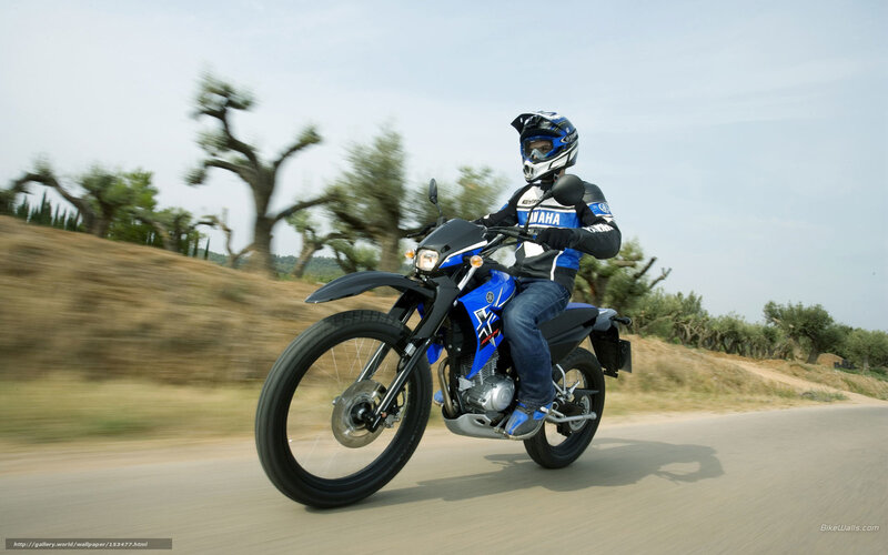 motorcyclist riding on country road