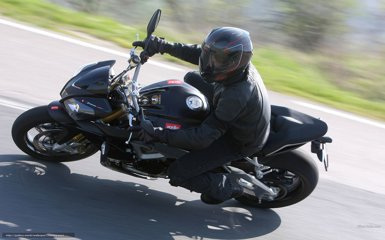 motorcyclist riding on road
