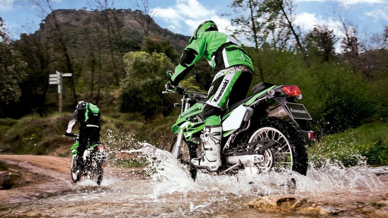 Motorcyclists in Water