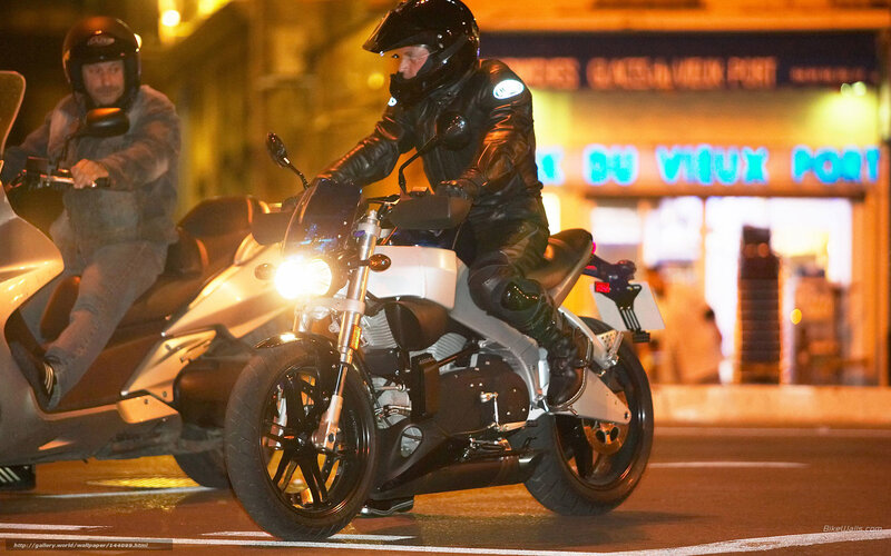 Motorcyclists on Street